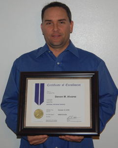tampa enrolled agent 241x300 Tampa CPA Firm Accountant, Steven Alvarez, Receives Enrolled Agent Status